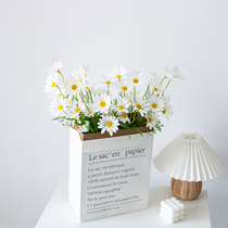 ins paper bag simulation small daisy bouquet set photo props net celebrity photography background set soft decoration