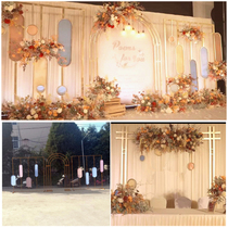 New wedding props film screen wedding stage scene layout background decoration arch lollipop ornaments
