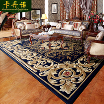 Pure artificial carved upscale European style extravagant living room tea table carpets American wind palace Palace Luxury Villa bedroom high-end