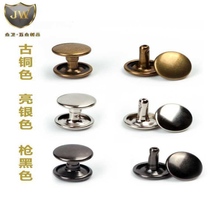 Round head double-sided stud rivet Card album Flat button Belt Paper bag accessories Half hollow willow nail Mao Ding 5