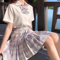 Hashino genuine Rabbit sewing JK uniform full suit Xia GE skirt girl skirt short sleeve original skirt la sauce shirt