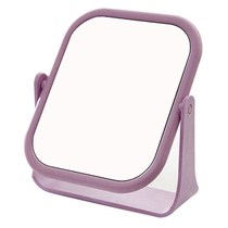 Mirror small portable simple double-sided rotating makeup mirror Desktop small home dormitory HD princess mirror square