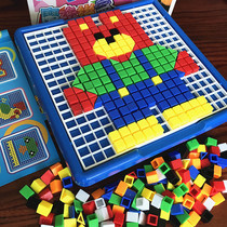 Childrens toys puzzle blocks early education puzzle mushroom nail puzzle 3-4-5-Baby gifts for 6-year-old boys and girls