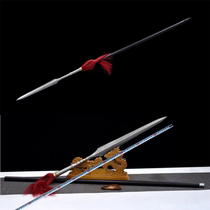 Red tassel gun Unicorn gun eighteen weapons pattern steel Zhao Zilong Rex gun spear sword gun