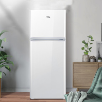 TCL118 liters small refrigerator household small dormitory rental refrigerated mini double door refrigerator