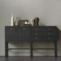 Nordic Expression Singapore Jottergoods Choate Recorder Drawer Double Door Side Cabinet Black