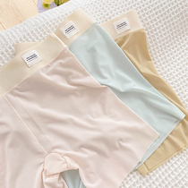Security of small dresses REME workshop anti-walking light ice silk No marks safety pants flat corner pants Agrass antibacterial crotch