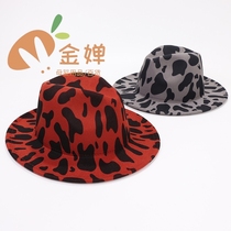 Autumn and winter Mens and womens retro English Wind Mao Courtesy Hat European and American Trend Outdoor Travel Felt Hats