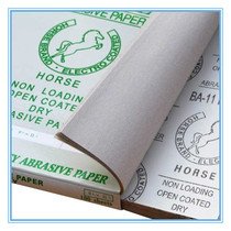 Imported horse brand dry sandpaper DIY ping-pong racket base plate Horse brand white sand paper dry matte paper polishing and polishing