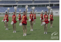 Football baby La La fuck Cheerleader costume Female group Youth dance student suit Campus competition performance suit