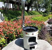  Rural small firewood stove Charcoal stove heating stove Outdoor picnic barbecue stove firewood stove small family cooking
