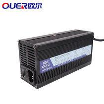 24V 10A 12A charger 27 6V lead-acid battery charger with fan aluminum case