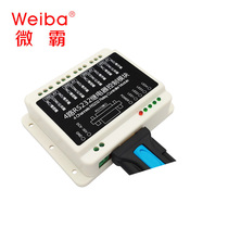 Hot sale 4-way RS232 serial relay control board Smart Home switch computer connection PLC industrial control