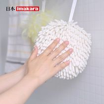 Japanese chenille wipe handball kitchen non-hair cloth bathroom water absorbent hand towel quick-drying clean hand towel