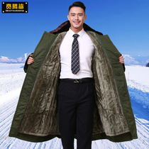 Military cotton coat men's winter thickened cold storage cold clothing old northeast army green cotton-padded jacket security warm cotton-padded jacket