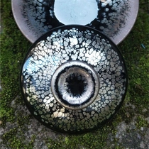 Jianzhan oil drop cover bowl cover San Cai cover bowl Kung Fu tea accessories thickened anti-scalding iron tire