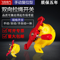 Two-way pull rope switch pull belt conveyor accident emergency stop switch HFKLT2-1 2 I II