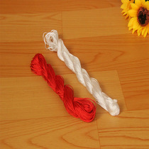Wedding wedding supplies red and white rope newcomer red and white line red rope wedding dowry supplies bridal props