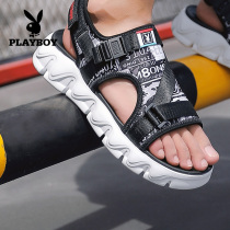 Flowers Playboy Men Shoes 2022 Summer New Outdoor Sandals Magic Stick Anti Slip Beach Shoe Sports Casual Shoes Man