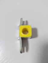 Stainless iron upper and lower clamping head subland spring universal no frame glass door clamp upper clamping head sub door clamp accessory