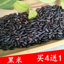Buy four get one black rice farmer self-planted 500g black rice grain black glutinous rice authentic grain