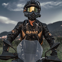  Duhans new motorcycle riding suit for men and women couples leather clothes windproof warm and fall-proof motorcycle racing suit for the four seasons