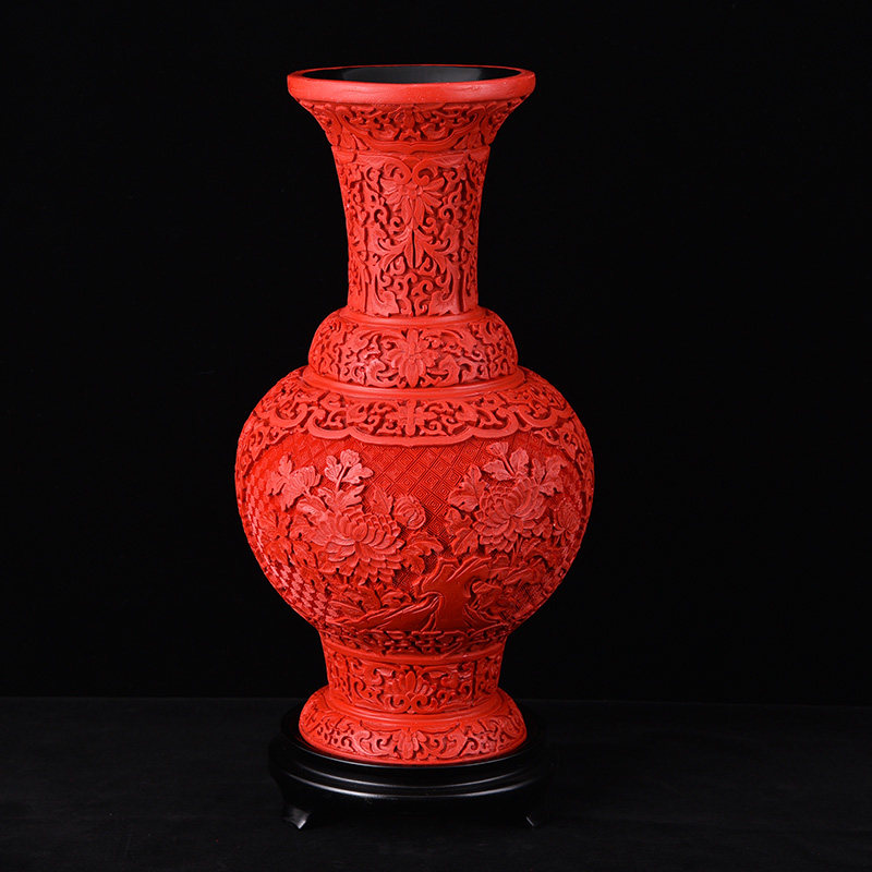 箱付き 最高級漆器 錦鯉掛花瓶 深川製磁 オールド深川 錦鯉絵 花瓶