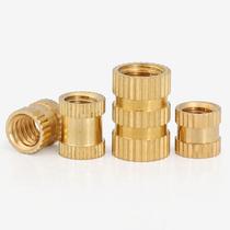 M1 4M1 6M2M3M4M5M6M8 copper flower mother double-pass injection molded copper knurled nut copper insert embedded parts