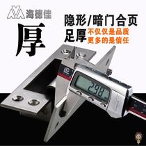Invisible door open stainless steel wooden door hidden door cross hinge hidden hidden hidden invisible hinge