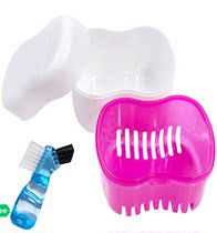 pink Denture Brush Retainer Case Denture CaseDent