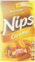 Nips Caramel Candy 4-Ounce Boxes (Pack of 12) N