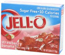 Jell-O Sugar-Free Gelatin Dessert Strawberry Banana