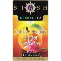 Stash Herbal Tea Sunny Orange Ginger (Pack of 6 B