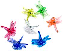 Super Moss (90545) Dragonfly Orchid Clips Assorte