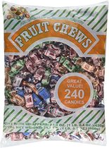 240 Count (Pack of 1) Alberts Chews Fruit Ass