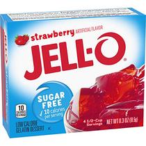 Jell-O Strawberry Sugar-Free Gelatin 0 30 Ounce (8