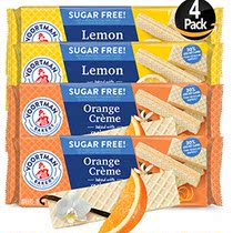 Voortman Sugar Free Orange Creme Wafer ) Lemon Waf
