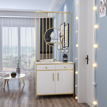 Light luxury porch partition cabinet with drawer integrated modern simple living room screen decoration entrance hall storage shoe cabinet