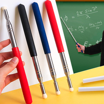 Telescopic teacher special teaching whip chalkboard with teaching stick teaching pole teaching stick teaching stick white board touch screen pen stick guided flagpole home teaching electronic multimedia lecture cute multifunction