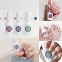 Spot Japanese UKA nail polish for pregnant women available 10ml clear jelly color Nude color Morandi color elegant