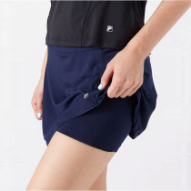 Foreign trade womens sports fitness short skirt quick-drying air-permeable lined anti-walking running skirt black red white blue
