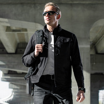 Dragon Teeth New Second Generation Breaker Tactical Secret Service Jacket Enhanced Men's Outdoor Leisure Commuter Jacket Iron and Blood
