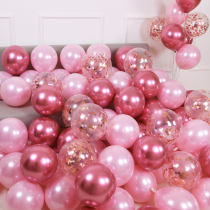  Net celebrity Macaron color balloon wedding Wedding room Birthday party scene Proposal decoration Creative supplies Bedroom