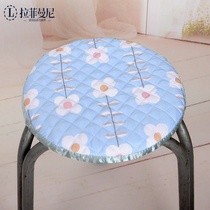 Round stool covered cloth bench cushion chair cushion chair bed chair lift chair set round chair suit household