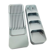 Factory direct spoon Knife and Fork separation storage box kitchen finishing drawer tableware tray organizer