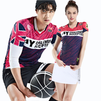 Badminton suit suit new couple sports short-sleeved quick-drying dress breathable large size ping-pong fitness tennis suit