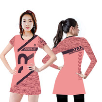 Badminton suit dress quick-drying suit womens sports thin plus size custom group purchase long-sleeved short-sleeved tennis suit