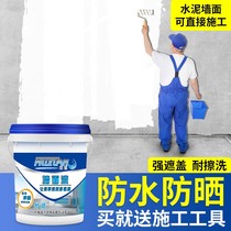 Exterior wall paint waterproof sunscreen latex paint exterior wall paint outdoor durable paint white color wall paint 18 20L