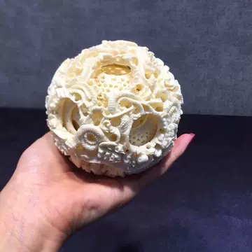 中国，木雕，鬼工球，10層，木製動物彫刻装飾球 中国，木雕，鬼工球，10層，木製動物彫刻装飾球 中国，木雕，鬼工