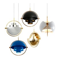 Creative simple deformed ball personality chandelier Model Room Restaurant Bar coffee shop soft decoration variable ball chandelier